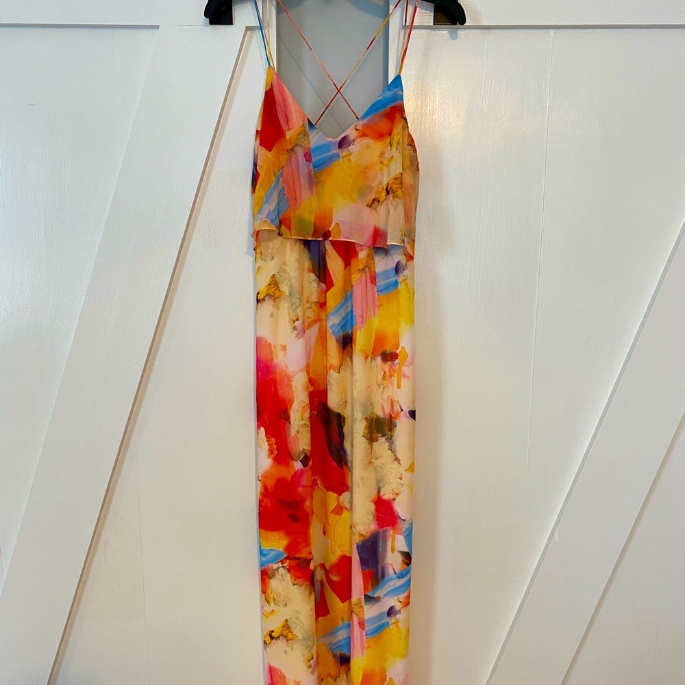 Watercolor Maxi Dress